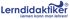 Lerndidaktiker Logo mit dem Text "Lernen kann man lehren!" darunter und einem stilisierten "R"-Symbol.