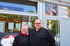 Andreas und Regina vor der Fleischerei