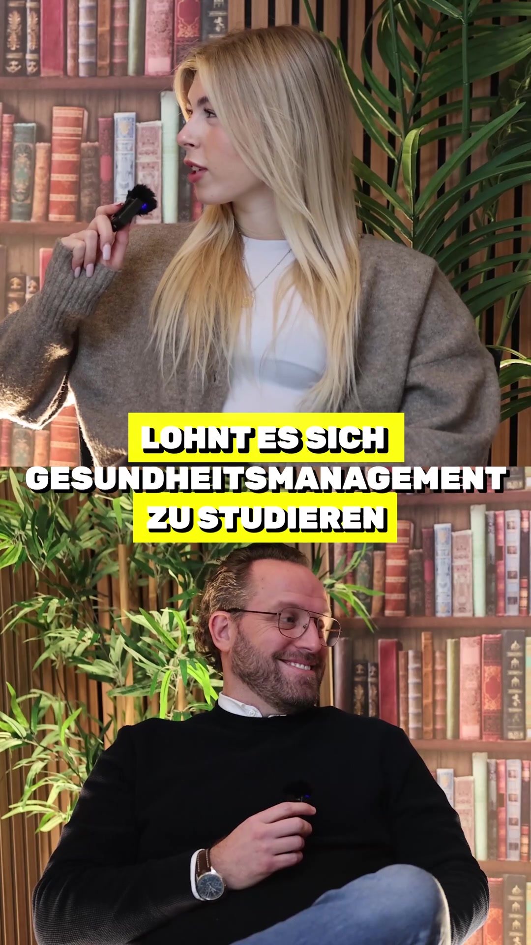 Standbild aus dem Video über den Studiengang Betriebswirtschaft im Gesundheitswesen