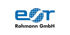 Logo von Rohmann GmbH mit blauem "eor"-Schriftzug und einem stilisierten Globus als "o", darunter "Rohmann GmbH".