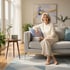 A warm bright photograph of a happy senior -e48cfbf6-843f-4529-a30c-0ad99223addb.png