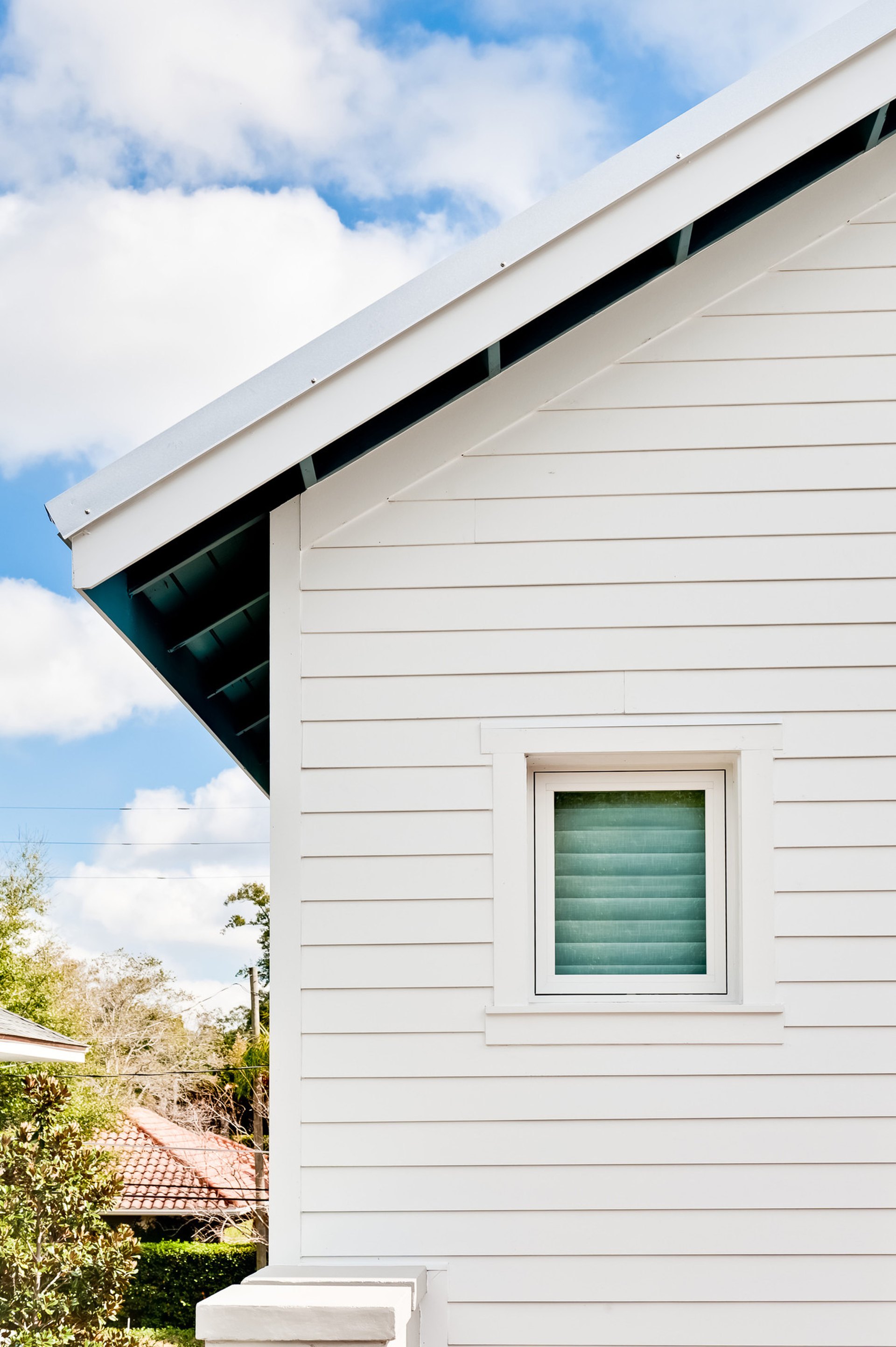 Class A fire-rated fiber cement siding on a California home in a wildfire-prone area