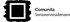 Logo: Comunità Seniorenresidenzen, schwarzes Rechteck mit grünem Rahmen auf grünem Hintergrund.