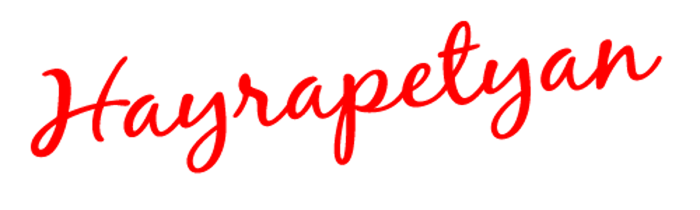 Hayrapetyan in roter Schreibschrift auf dunkelgrünem Hintergrund.