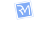 Logo: Großes blaues Quadrat mit den stilisierten Buchstaben "RM" in Grün, darunter "REINHART & MARSCHALL STEUERKANZLEI".