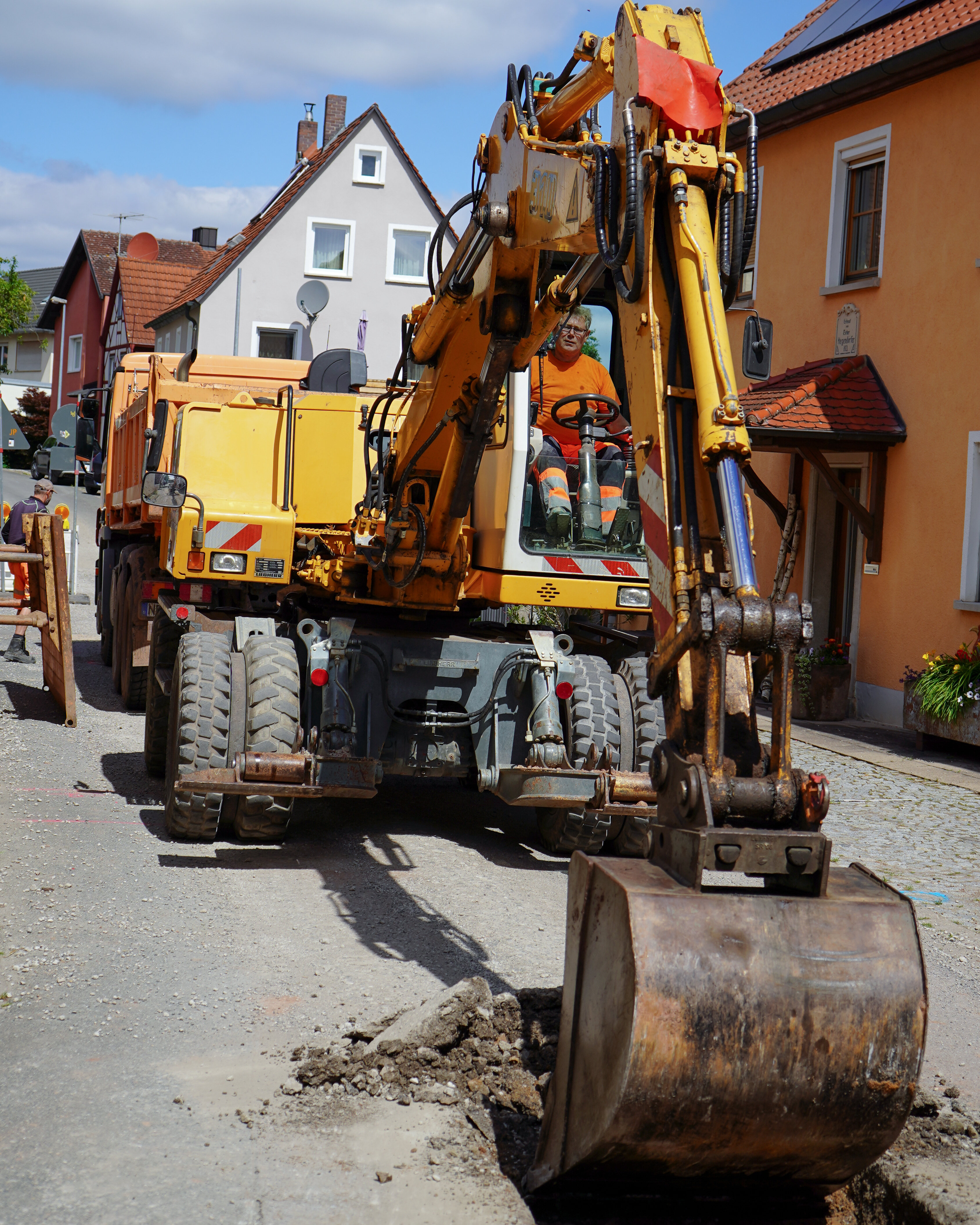 Arbeiten auf der Baustelle