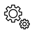 Balkendiagramm mit abnehmenden Balken und einem nach unten zeigenden Pfeil.