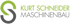 Logo: Kurt Schneider Maschinenbau GmbH