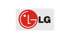 LG-Logo auf weißem Rechteck mit rotem Kreis, der ein stilisiertes "L" und "G" bildet.