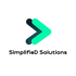 Zwei dunkelgrüne und hellgrüne nach rechts zeigende Pfeile über dem Text "SimplIfleD Solutions". Das Logo der SimplifieD Solutions GmbH.