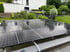 Nahaufnahme von Photovoltaikpanelen für beste Solarenergie