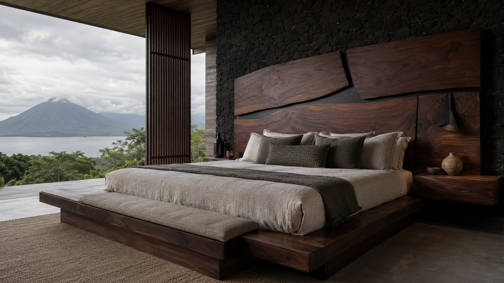 Cama premium colección Isla Volcánica