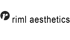 riml aesthetics Logo mit stilisiertem "r" in einem Kreis.