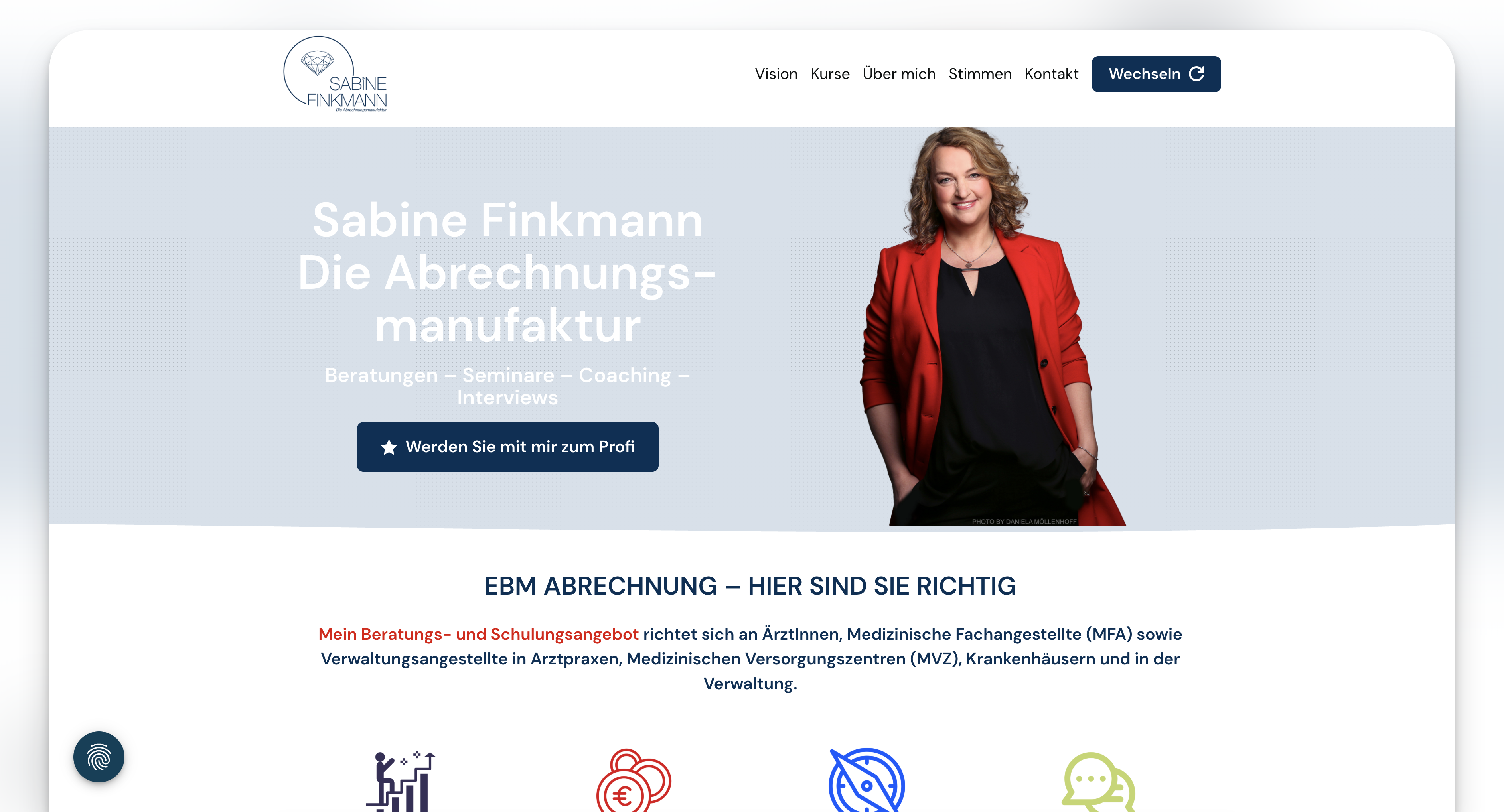 Sabine Finkmann - Abrechnung & Beratung