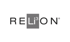 RELION Logo: Schwarze Buchstaben mit einem grauen Quadrat um "Li" und einer hochgestellten 3.