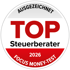 Ausgezeichnet TOP Steuerberater 2026 FOCUS MONEY-TEST Siegel