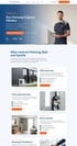 Website von Wärmetechnik Schmidt mit Leistungen zu Wärmepumpen, Heizungssanierung, Bad, Sanitär und Wartungsservice.