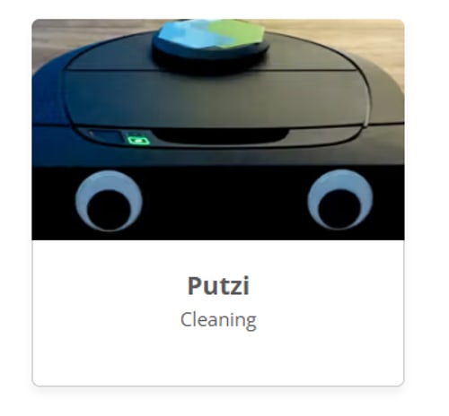 Putzi, der Putzroboter im fleetster-Team