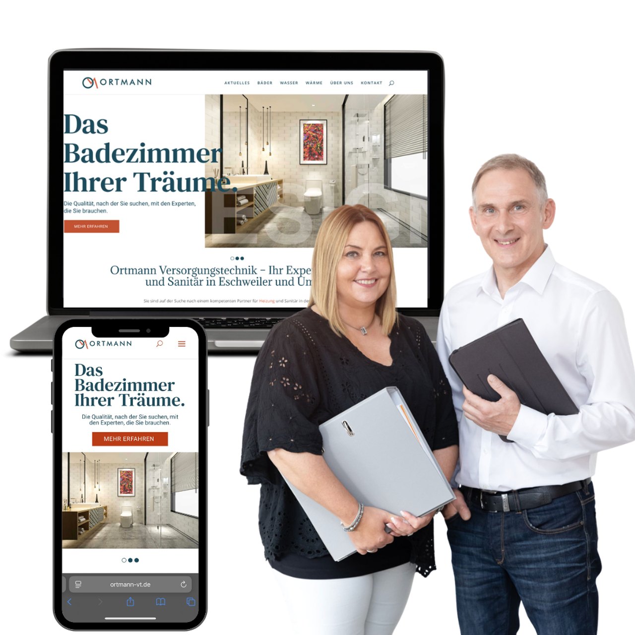 Website Ortmann Versorgungstechnik
