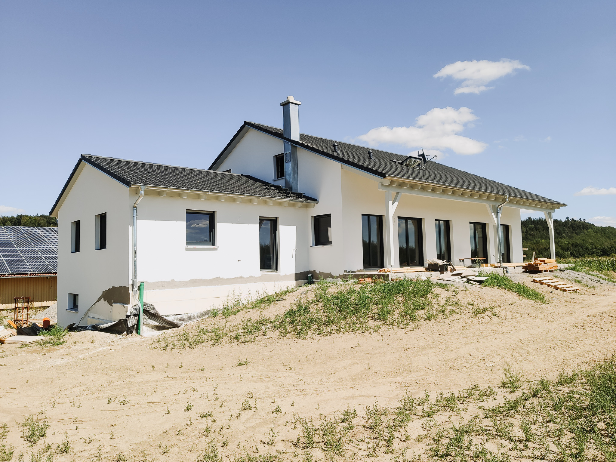 Wohnhaus in Massivholzbauweise in Feuchtwangen – Zimmerei Neidlein