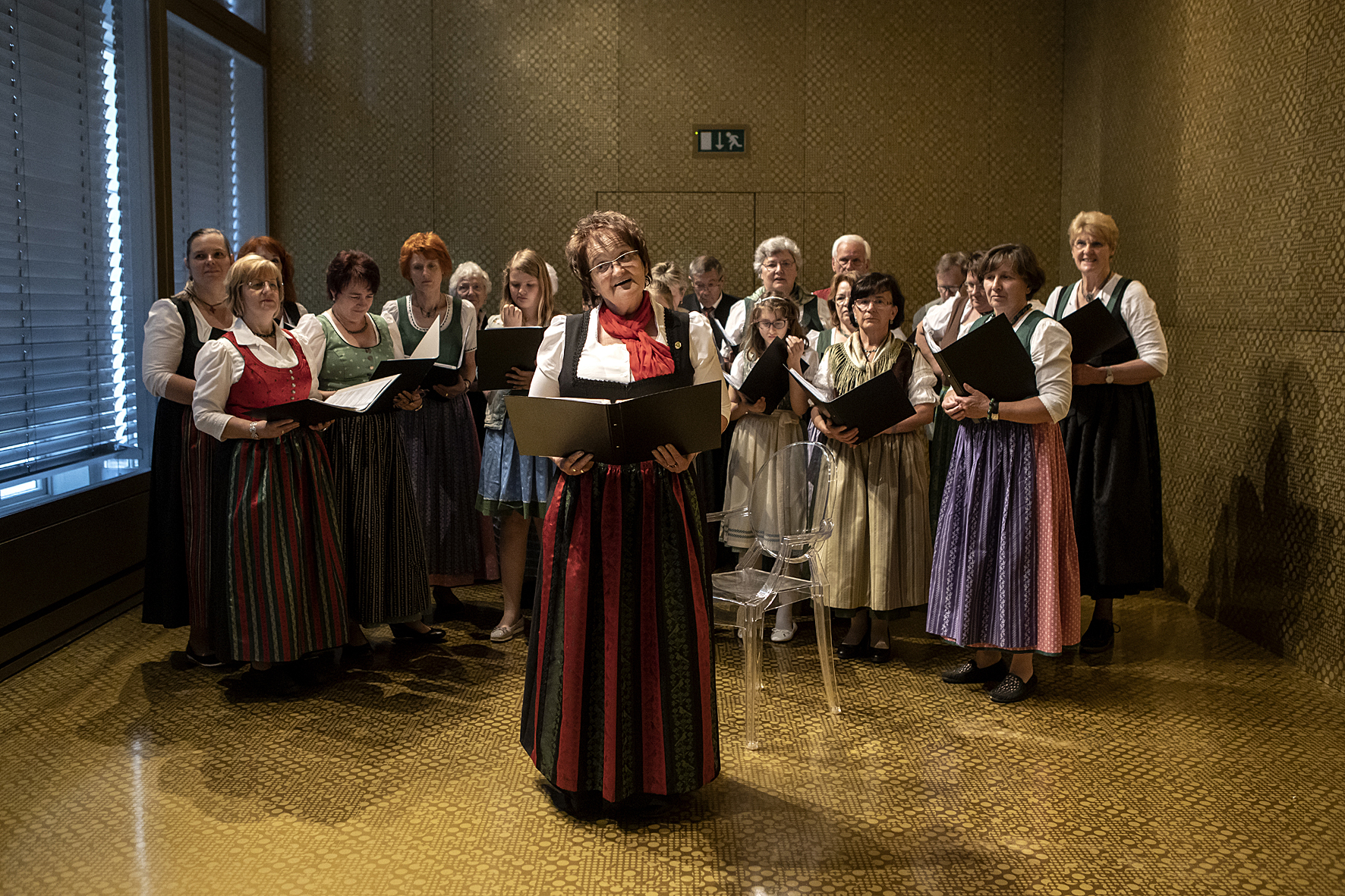 Sängerrunde Spielberg-Sachendorf in the Orangerie at the Long Night of Choirs, Voices of Spirit 2019, Graz