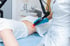 Patient Receiving Cold Laser Therapy Treatment