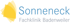 Sonneck Fachklinik Badenweiler Logo mit gelbem, strahlenförmigem Icon.