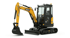 SANY SY26U Kurzheckbagger mieten. 2,7t Minibagger für Grabarbeiten auf engem Raum Neuruppin.