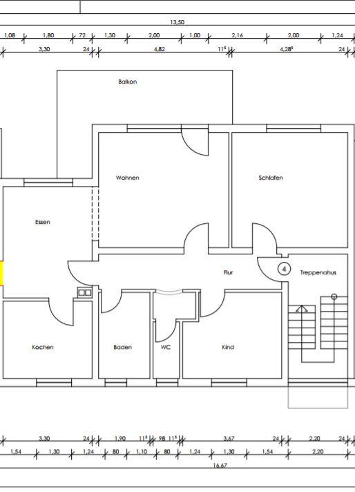 Vorher: 2D-Grundriss