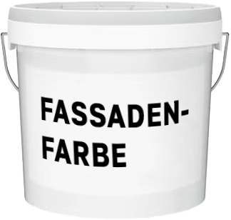 Einzelner Farbeimer