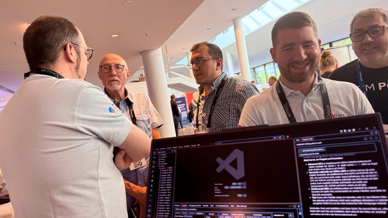 Gespräch mit Profound Logic am Task-Force-Stand auf der POW3R 2026