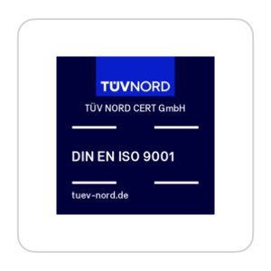 TUEV NORD DIN EN ISO 9001 zertifiziert
