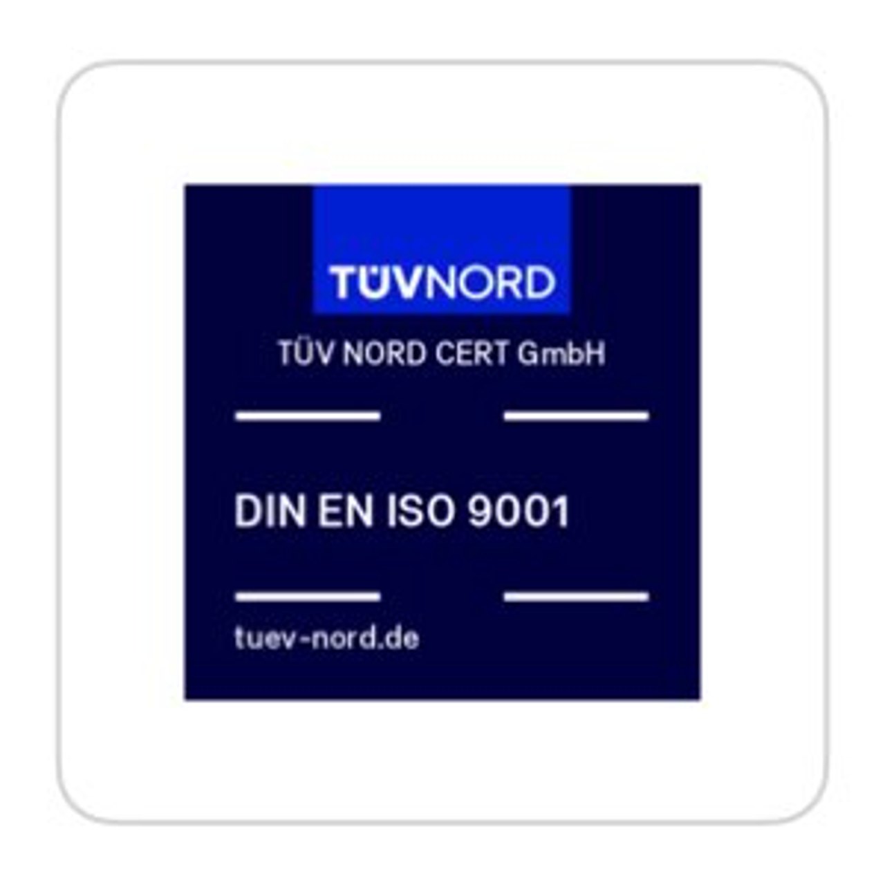 TUeV NORD DIN EN ISO 9001 zertifiziert