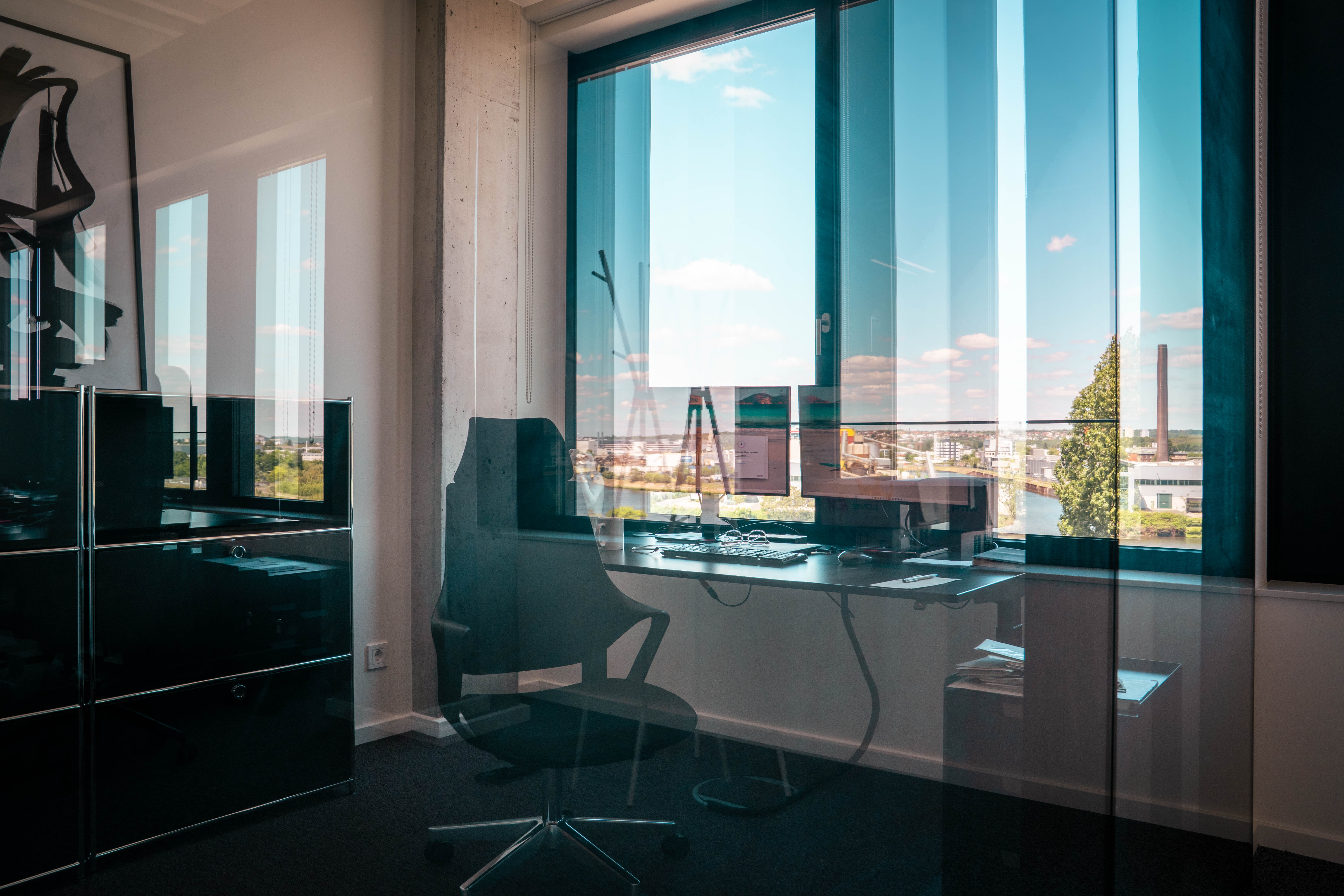 Arbeitsplätze in den Kanzleiräumen
