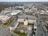 4K-Drohnenfoto des Rathauses Remscheid im Bergischen Land – Luftaufnahme für Architekturmarketing, Stadtpräsentation und kommunale Immobilien in NRW.
