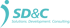 SD&C Logo mit stilisierter Person und Text: Solutions. Development. Consulting.