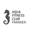 Seepferdchen-Logo mit Text "AQUA FITNESS CLUB FRANKEN".