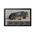 Tablet zeigt ein Haus mit Solaranlage, Ladeinfrastruktur und Energieverbrauchsanzeige.