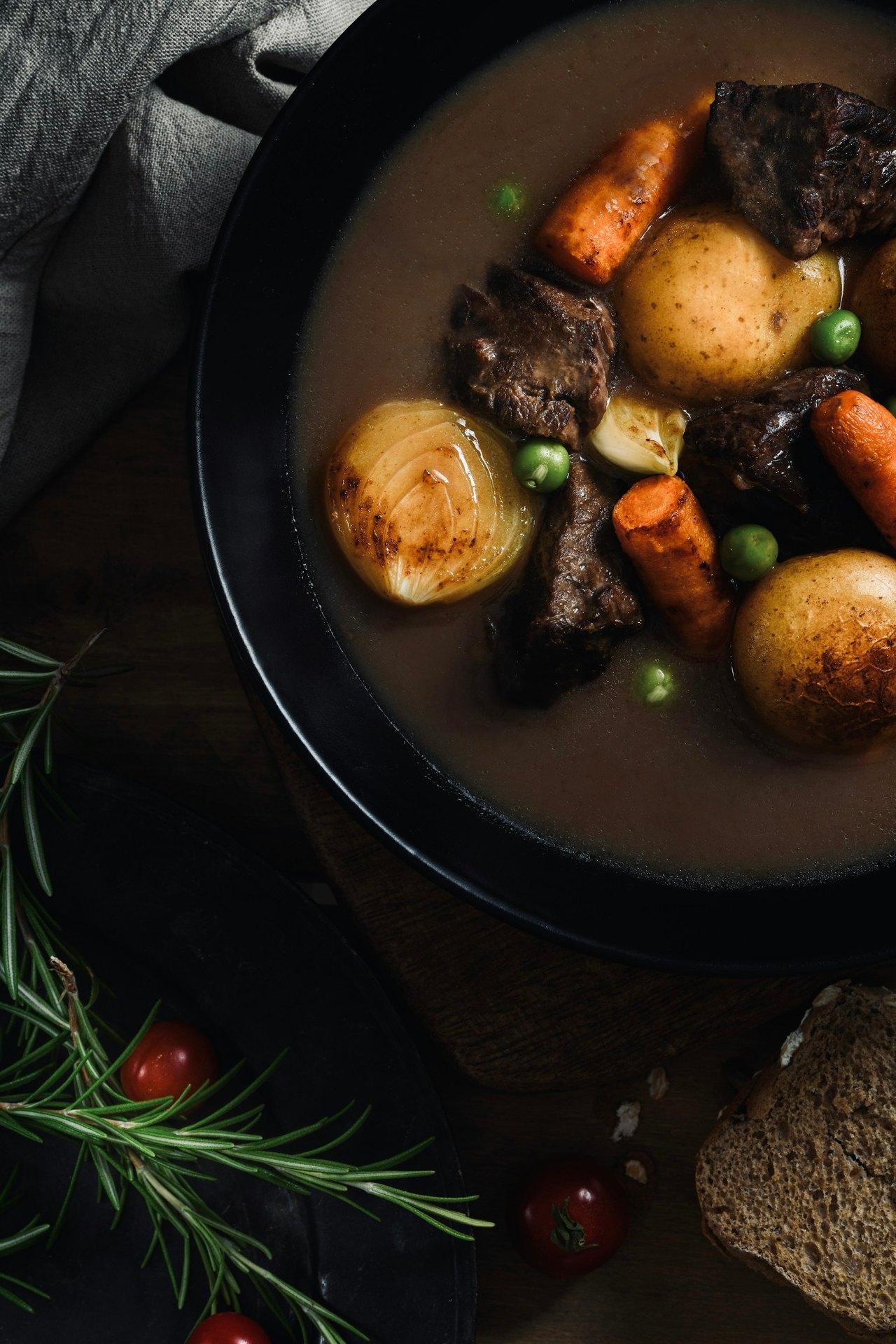 Boeuf Bourguignon in Rotweinsauce