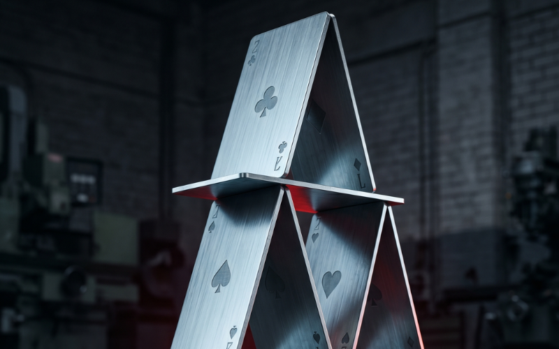 Kartenhaus Lagerplanung