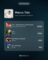 Marco Tolo Profil mit Top-Songs und Streams: "Si Ai" (299M), "Si Ai" (158M), "Dein Mann Freestyle" (48M), "Wir sind Stars" (15M).
