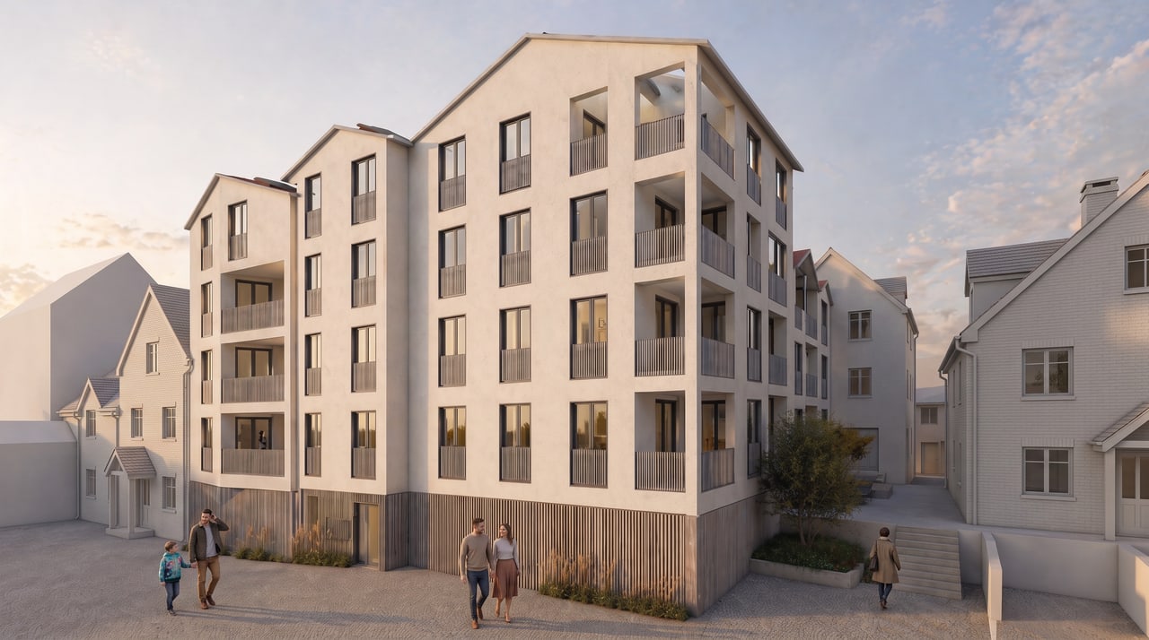 Altstadtresidenz am Stadtsee, Außenansicht des Neubaus in der Wettgasse 8 in Bad Waldsee