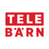 Rotes Logo mit weißem Text "TELEBÄRN".