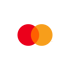 Zwei überlappende Kreise: ein roter links und ein orangefarbener rechts.