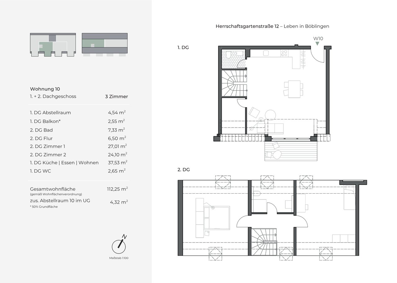 Grundriss Wohnung 10