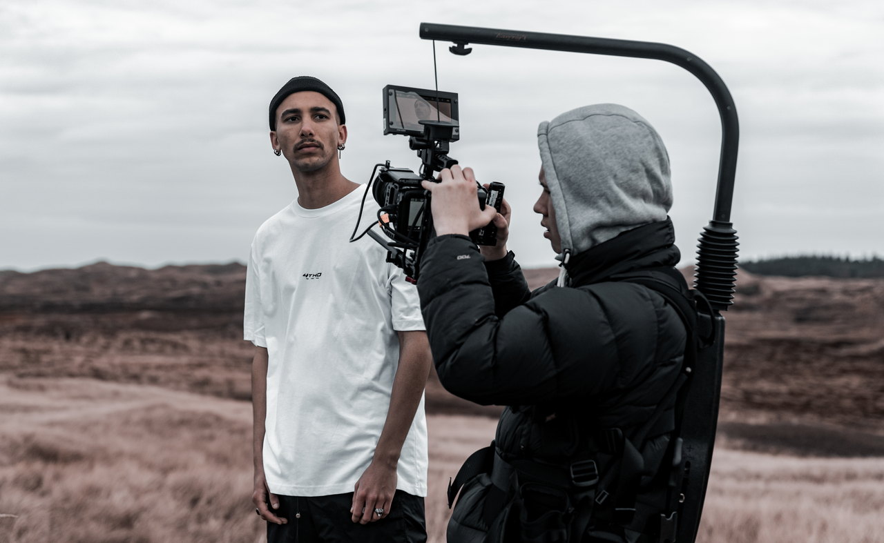 Videodreh am Set