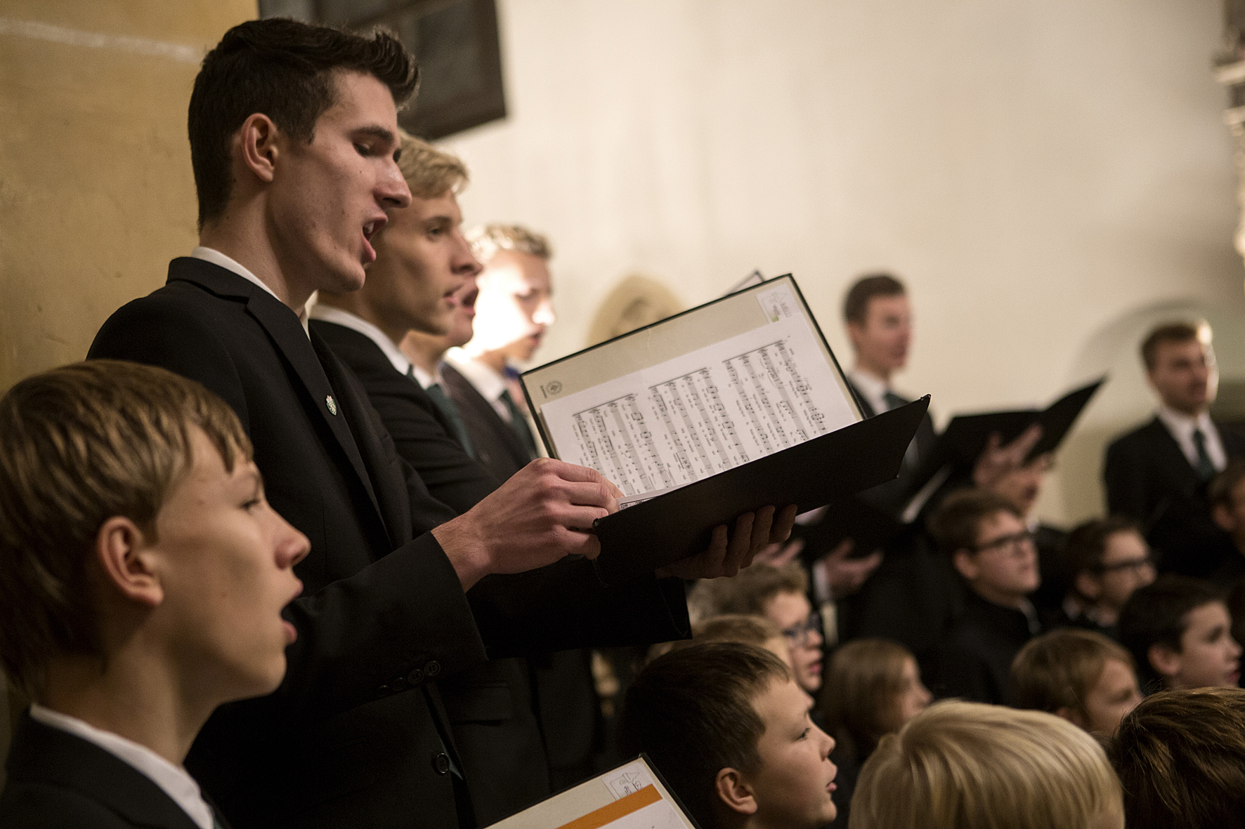 Grazer Kapellknaben performing in the Grazer Stadtpfarrkirche, Voices of Spirit 2016, Graz
