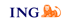 Logo der ING – Partnerbank für unabhängige Baufinanzierungen mit AW Finance