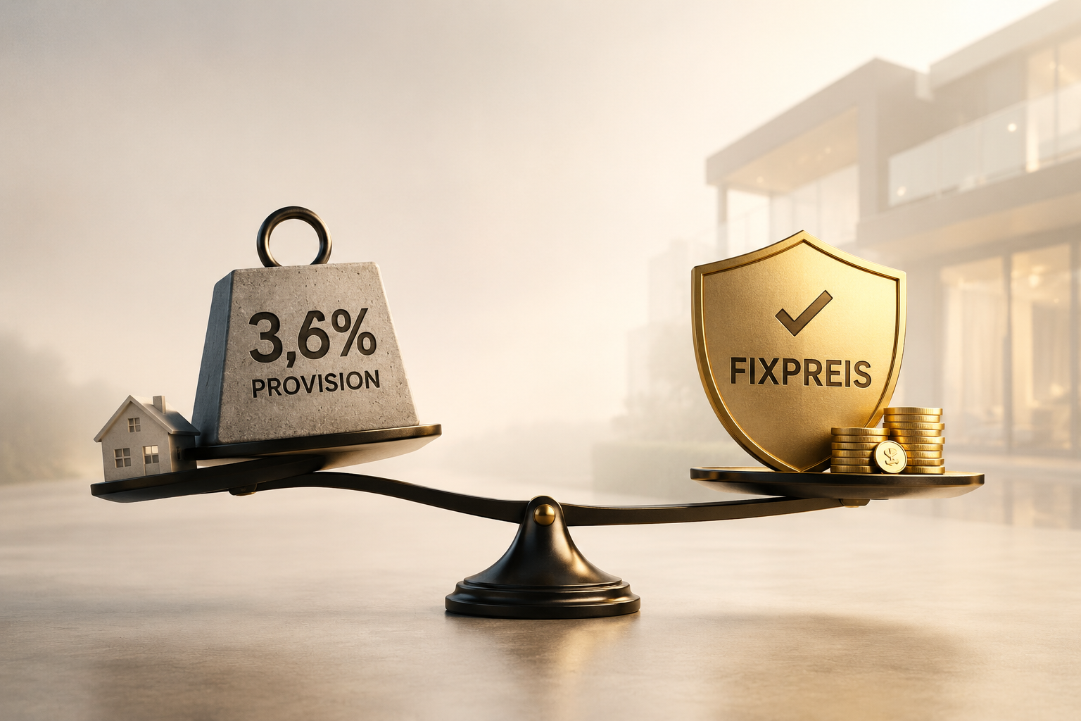 Vergleich: Provisionsmodell vs. Fixpreis