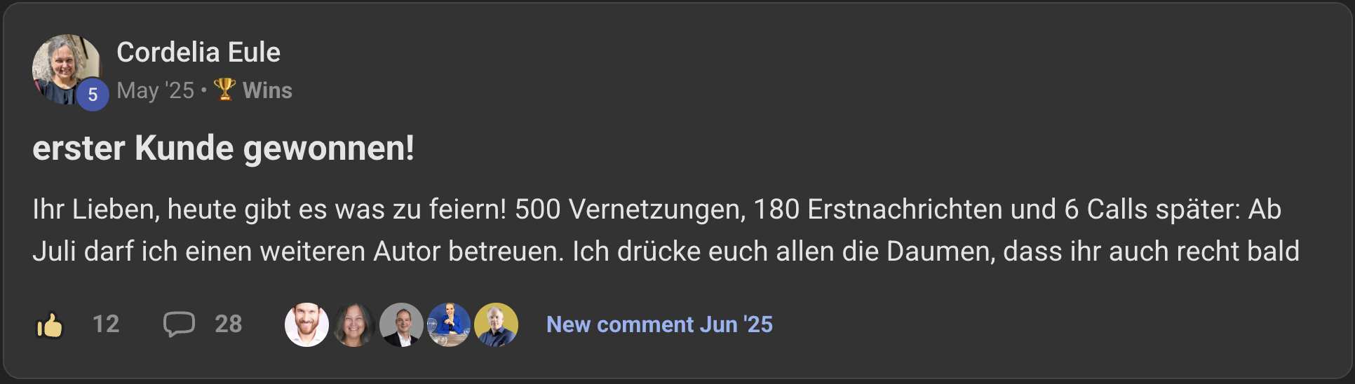 LinkedIn Empfehlung